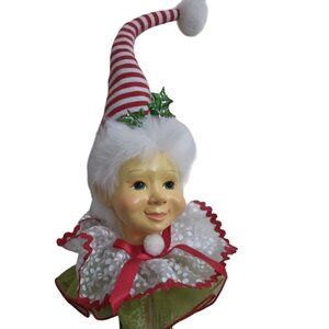 Christmas Elf Jester Doll Hanging Ornament